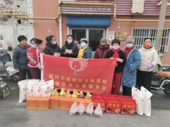 浓浓腊八情，公益在线淄博站在行动  